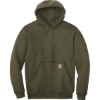 Custom Carhartt Midweight Hooded Sweatshirt. Moss Green