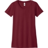 Custom Next Level Apparel Womens Ideal Tee Cardinal Red
