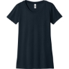 Custom Next Level Apparel Womens Ideal Tee Midnight Navy Blue