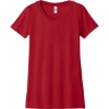 Custom Next Level Apparel Womens Ideal Tee Red