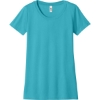 Custom Next Level Apparel Womens Ideal Tee Tahiti Blue