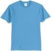 Custom Port & Co Core Blend Tee. Aquatic Blue
