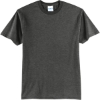 Custom Port & Co Core Blend Tee. Black Heather