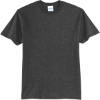 Custom Port & Co Core Blend Tee. Dark Hthr Grey