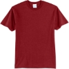 Custom Port & Co Core Blend Tee. Vintage Red