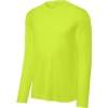 Custom Sport-Tek Long Sleeve PosiCharge Competitor Tee. Neon Yellow