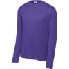 Custom Sport-Tek Long Sleeve PosiCharge Competitor Tee. Purple