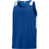 Custom Sport-Tek Club Track Tank True Royal Blue/White