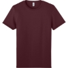 Custom Jerzees Unisex Premium Combed Ring Spun Cotton Tee Maroon Red