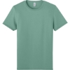 Custom Jerzees Unisex Premium Combed Ring Spun Cotton Tee Sage Blue