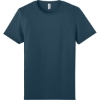 Custom Jerzees Unisex Premium Combed Ring Spun Cotton Tee Washed Navy Blue