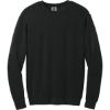 Custom Comfort Colors Lightweight Crewneck Sweatshirt Black