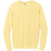 Custom Comfort Colors Lightweight Crewneck Sweatshirt Butter Yellow