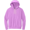 Custom Comfort Colors Lightweight Hooded Sweatshirt Neon Violet Purple