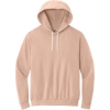 Custom Comfort Colors Lightweight Hooded Sweatshirt Peachy Orange