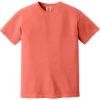 Custom COMFORT COLORS Heavyweight Ring Spun Tee. Bright Salmon Pink