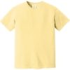 Custom COMFORT COLORS Heavyweight Ring Spun Tee. Butter Yellow