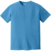 Custom COMFORT COLORS Heavyweight Ring Spun Tee. Royal Caribe