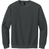 Custom Gildan Heavy Blend Crewneck Sweatshirt. Fan Charcoal Heather Gray