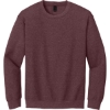 Custom Gildan Heavy Blend Crewneck Sweatshirt. Heather Dark Maroon Red