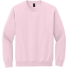 Custom Gildan Heavy Blend Crewneck Sweatshirt. Light Pink