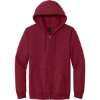 Custom Gildan - Heavy Blend Full-Zip Hooded Sweatshirt. Cardinal