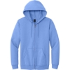 Custom Gildan - Heavy Blend Full-Zip Hooded Sweatshirt. Carolina Blue
