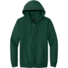 Custom Gildan - Heavy Blend Full-Zip Hooded Sweatshirt. Forest Green