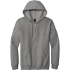 Custom Gildan - Heavy Blend Full-Zip Hooded Sweatshirt. Graphite Heather Gray