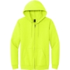 Custom Gildan - Heavy Blend Full-Zip Hooded Sweatshirt. Safety Green