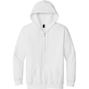 Custom Gildan - Heavy Blend Full-Zip Hooded Sweatshirt. White
