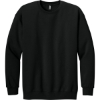 Custom Gildan Hammer Maxweight Crewneck Sweatshirt Pitch Black