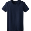 Custom Gildan Womens Ultra Cotton 100% US Cotton T-Shirt. Navy Blue