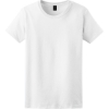 Custom Gildan Womens Ultra Cotton 100% US Cotton T-Shirt. White