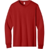 Custom Jerzees Dri-Power 100% Polyester Long Sleeve T-Shirt True Red