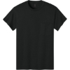 Custom Gildan - Ultra Cotton 100% US Cotton T-Shirt with Pocket. Black