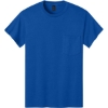 Custom Gildan - Ultra Cotton 100% US Cotton T-Shirt with Pocket. Royal Blue