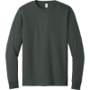 Custom Jerzees - Dri-Power 50/50 Cotton/Poly Long Sleeve T-Shirt. Charcoal Grey