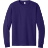Custom Jerzees - Dri-Power 50/50 Cotton/Poly Long Sleeve T-Shirt. Deep Purple