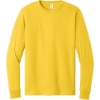 Custom Jerzees - Dri-Power 50/50 Cotton/Poly Long Sleeve T-Shirt. Island Yellow