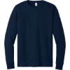 Custom Jerzees - Dri-Power 50/50 Cotton/Poly Long Sleeve T-Shirt. JNavy