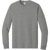 Custom Jerzees - Dri-Power 50/50 Cotton/Poly Long Sleeve T-Shirt. Oxford Gray