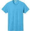 Custom Jerzees - Dri-Power 50/50 Cotton/Poly T-Shirt. Aquatic Blue