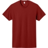 Custom Jerzees - Dri-Power 50/50 Cotton/Poly T-Shirt. Crimson Red