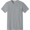 Custom Jerzees - Dri-Power 50/50 Cotton/Poly Pocket T-Shirt. Athletic Heather Gray