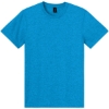 Custom Gildan Light Cotton Tee Heather Sapphire Blue
