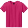 Custom Gildan Youth Light Cotton Tee Heliconia Pink