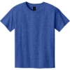 Custom Gildan Youth Light Cotton Tee Heather Royal Blue