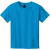 Custom Gildan Youth Light Cotton Tee Heather Sapphire Blue