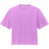 Custom Comfort Colors Womens Heavyweight Boxy Tee Neon Violet Purple